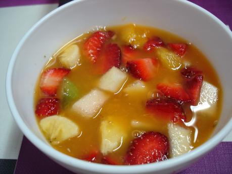 Macedonia de frutas