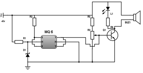 DETECTOR DE GAS LP HECHO EN CASA