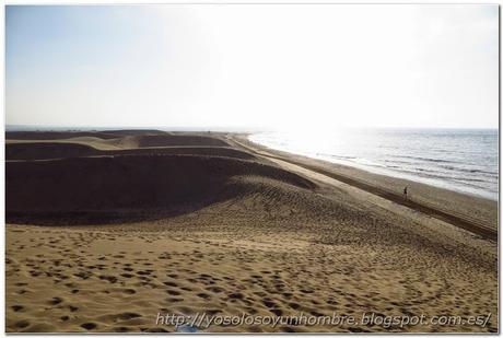 Otra vista de las dunas y el mar
