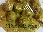 Albóndigas Ternera Setas Salsa Almendras