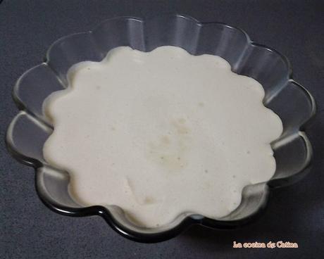 Flan de turrón de Jijona