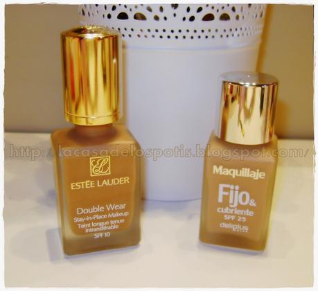 Double Wear Estee Lauder Vs. Fijo y cubriente Deliplus (Review)