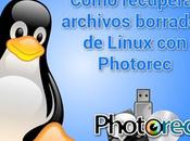 Recuperar archivos borrados Ubuntu Photorec