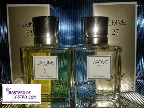 Dos perfumes de Larome