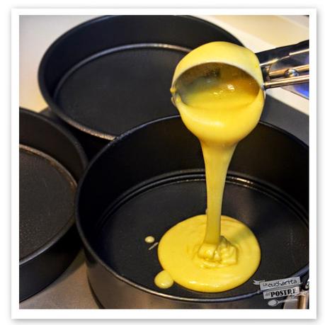 TARTA PLISADA DE LEMON CURD / LEMON CURD PLEATED LAYER CAKE