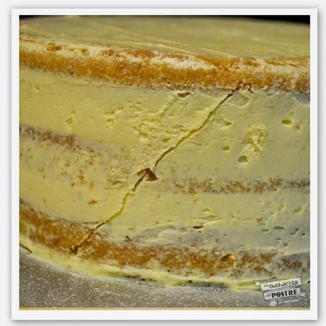 TARTA PLISADA DE LEMON CURD / LEMON CURD PLEATED LAYER CAKE