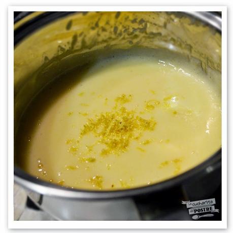 TARTA PLISADA DE LEMON CURD / LEMON CURD PLEATED LAYER CAKE