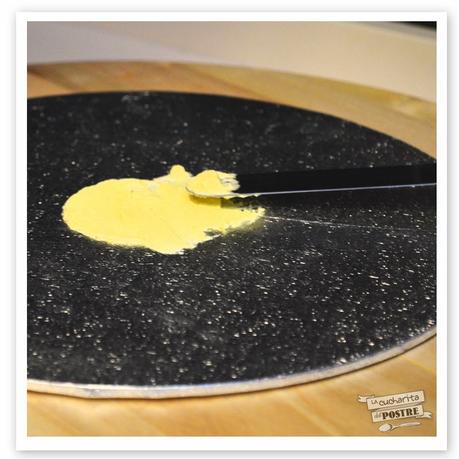 TARTA PLISADA DE LEMON CURD / LEMON CURD PLEATED LAYER CAKE