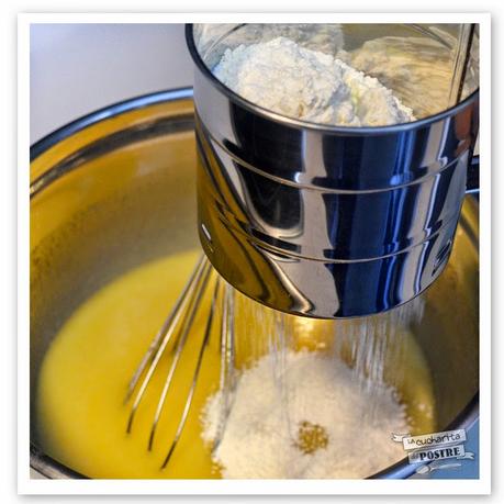 TARTA PLISADA DE LEMON CURD / LEMON CURD PLEATED LAYER CAKE