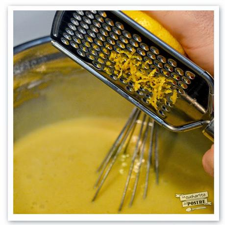 TARTA PLISADA DE LEMON CURD / LEMON CURD PLEATED LAYER CAKE