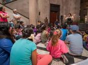 Gran asistencia taller “Rombecabezas” para niños