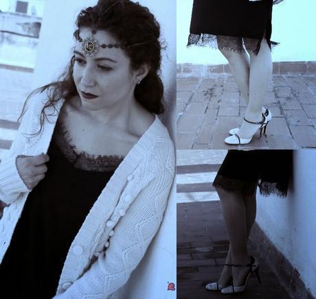 Vestido Lencero y Tocados - Lingerie Dress and Headbands