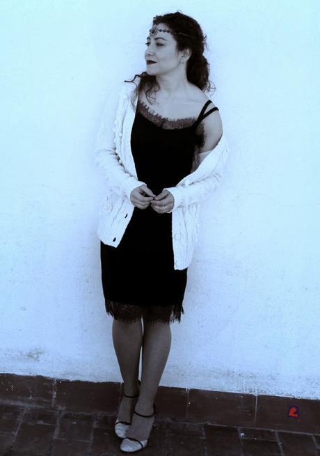 Vestido Lencero y Tocados - Lingerie Dress and Headbands