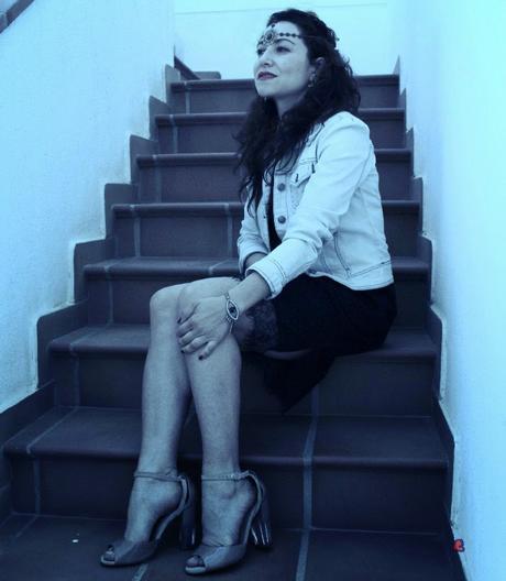 Vestido Lencero y Tocados - Lingerie Dress and Headbands