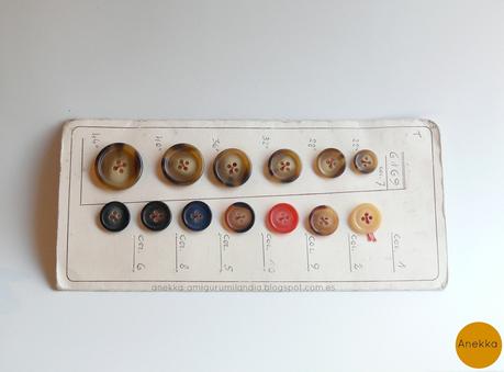muestrarios de botones anekka handmade