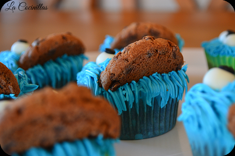 Cupcakes monstruo de las galletas