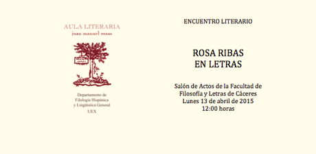 Rosa Ribas en Letras