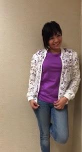 Encaje de flores con Bugambilia