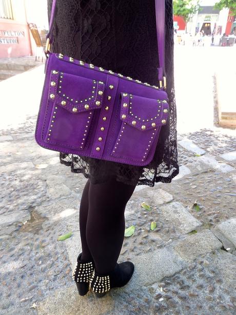 black crochet
