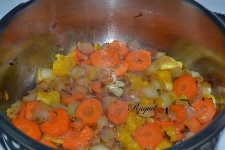 Albóndigas en Salsa de Naranja