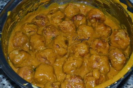 Albóndigas en Salsa de Naranja