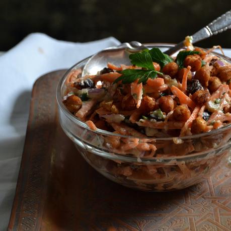 ENSALADA DE ZANAHORIA Y TAHINI