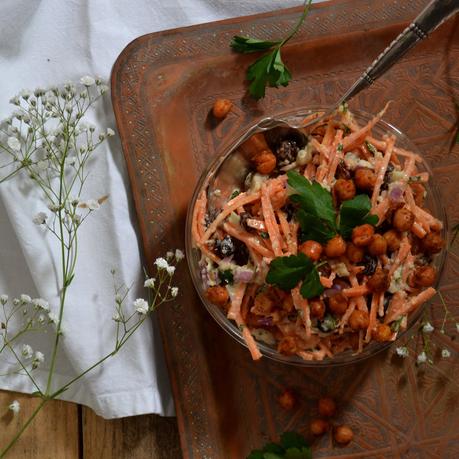 ENSALADA DE ZANAHORIA Y TAHINI