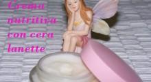 crema facial y una figurita de un hada