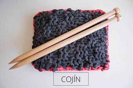 2 COSAS QUE PUEDES TEJER EN UN DÍA cojin punto xxl 1