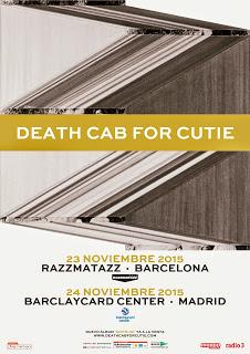 Death Cab For Cutie en noviembre en Barcelona y Madrid