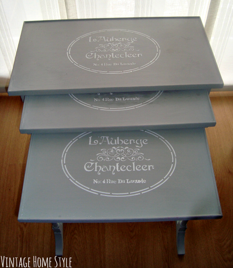 Before & After Mesas nido Vintage