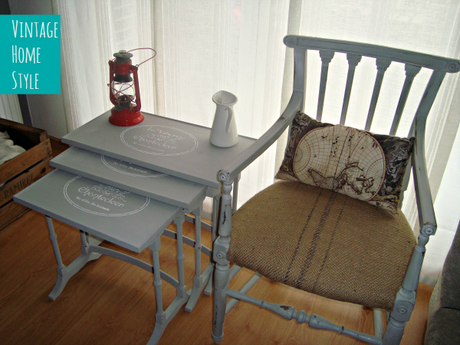 Before & After Mesas nido Vintage