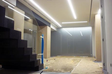 A-cero Projects NUEVAS IMÁGENES DE OBRA DE LA REFORMA DE LA CLÍNICA DENTAL EN LEÓN, DISEÑADA POR A-CERO