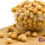 garbanzos,  legumbres y candidiasis