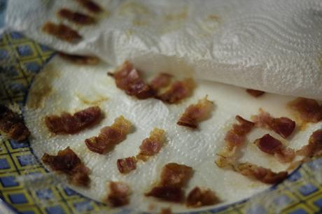 Nachos con queso y beicon crujiente