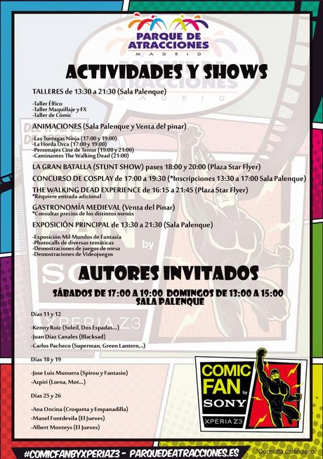 ComicFan – Parque de atracciones - Un nuevo evento en la capital del reino.