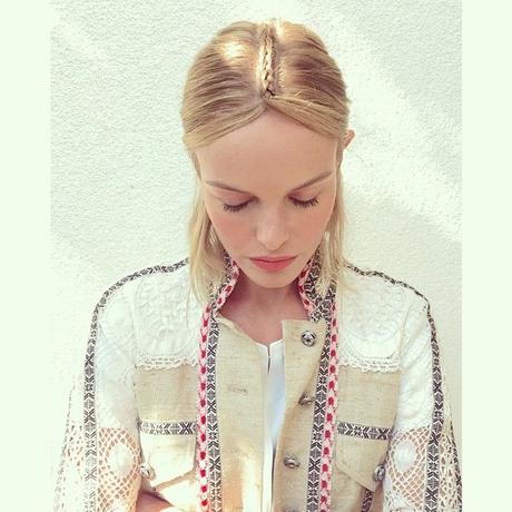 Kate Bosworth comparte su peinado para Coachella