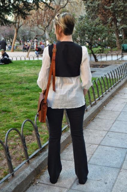 boho flared pants ethnic waistcoat look seventy estilo años setenta boho flared pants ethnic waistcoat look seventy estilo años setenta