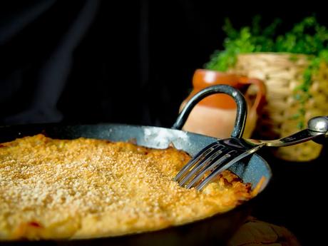 receta fácil de pastel de patata y calabaza