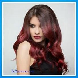 OMBRE HAIR ROJO PASO A PASO