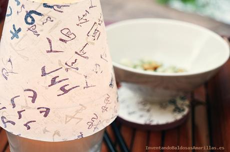 Papel de letras tratado con cera Papel de letras tratado con cera