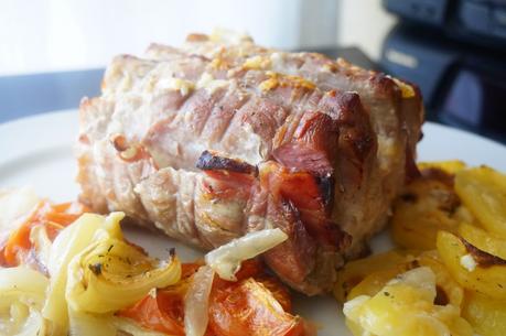 Lomo relleno al horno