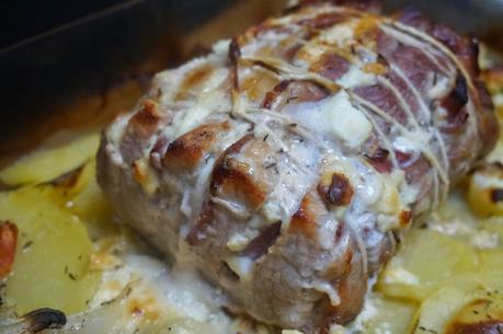 Lomo relleno al horno