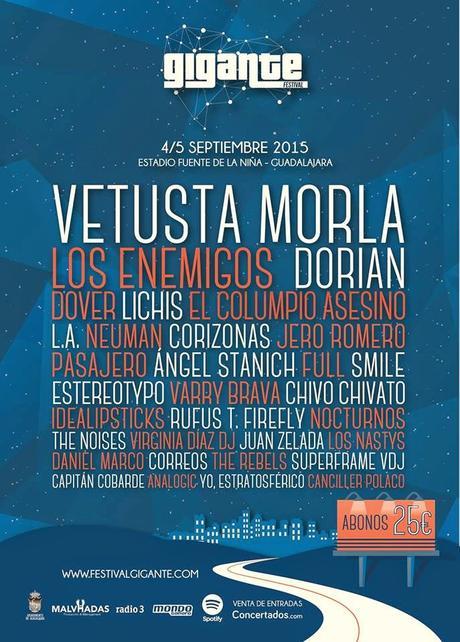 Vetusta Morla, Los Enemigos y Correos Entre la Nuevas Confirmaciones del Festival Gigante 2015