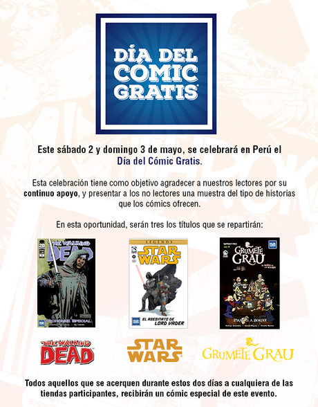Lugares que celebrarán el Día del Cómic Gratis en Perú