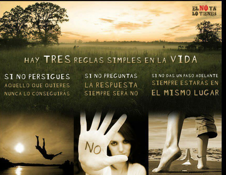 EL NO YA LO TIENES, ASÍ QUE PONTE EN MARCHA