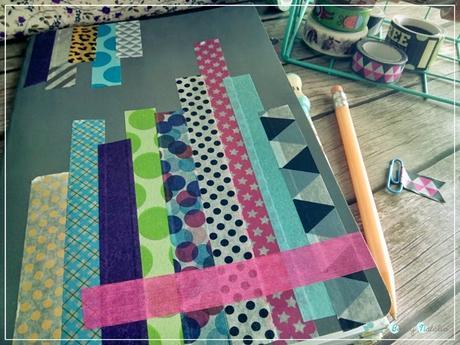 Libreta más bonita, con washi tape Libreta más bonita, con washi tape