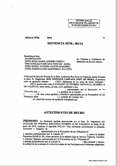 Servicio de demandas para recuperar el dinero invertido en acciones de Bankia