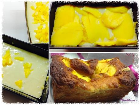 Bizcocho de mango y cardamomo