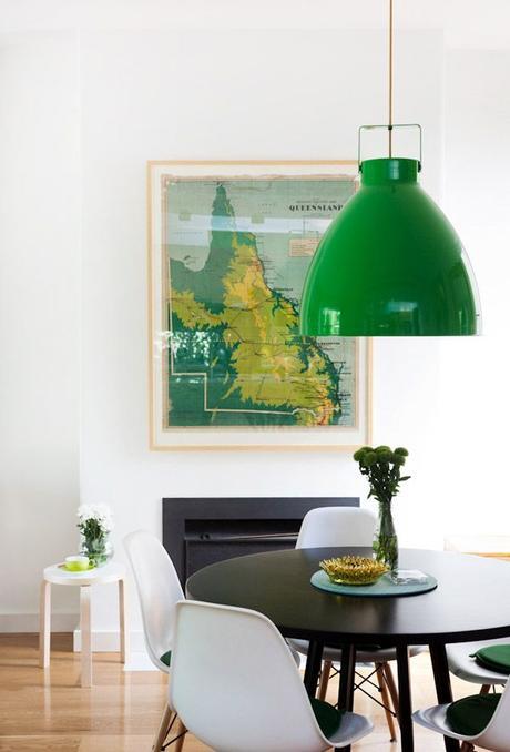 Ideas para decorar con el color verde